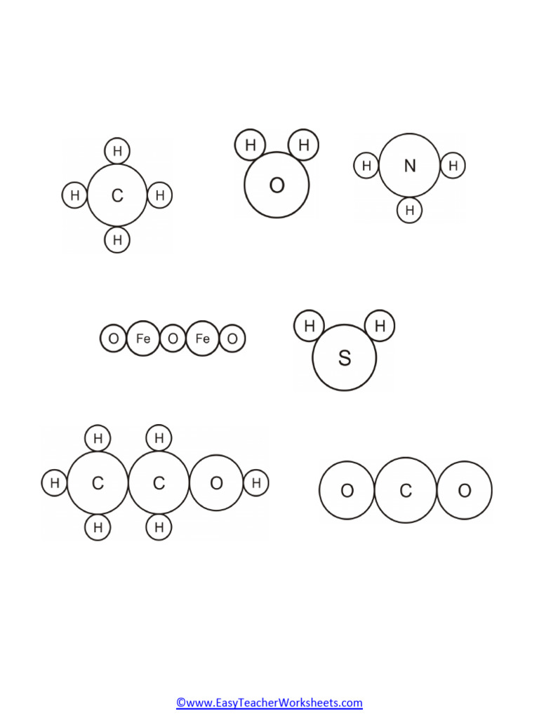 Chemical Formula Worksheet | PDF
