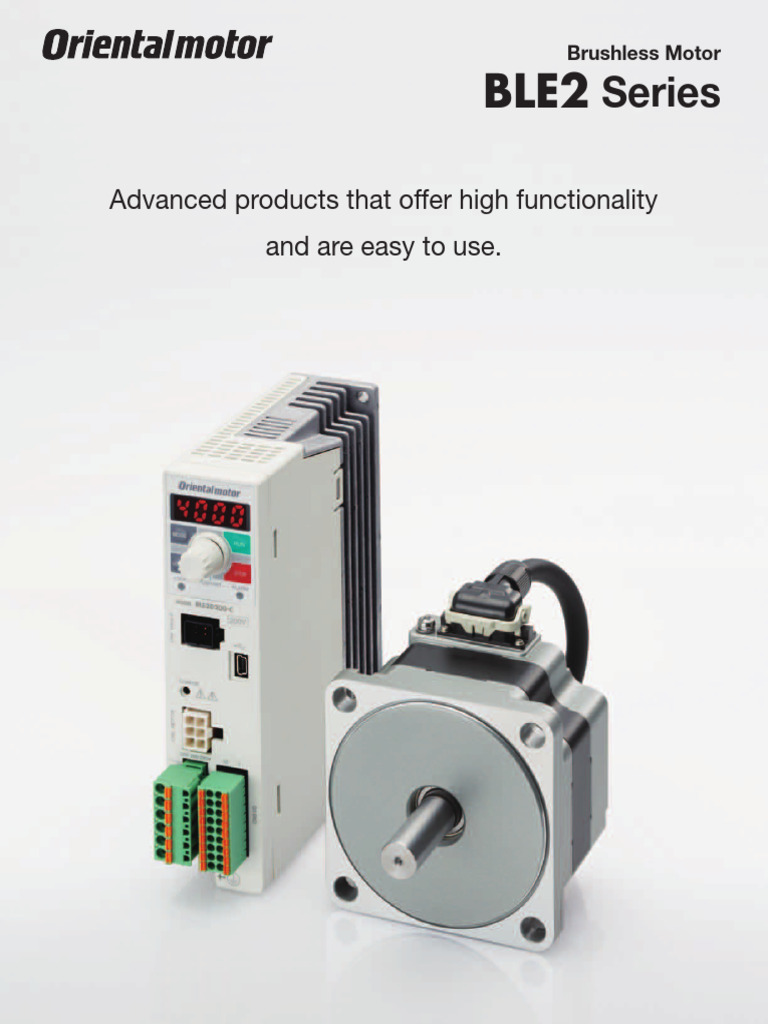 BLE2 Series Brushless Motor Overview | PDF | Electric Motor | Gear