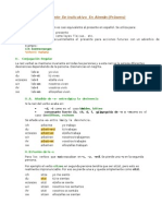 El Presente de Indicativo en Alemán