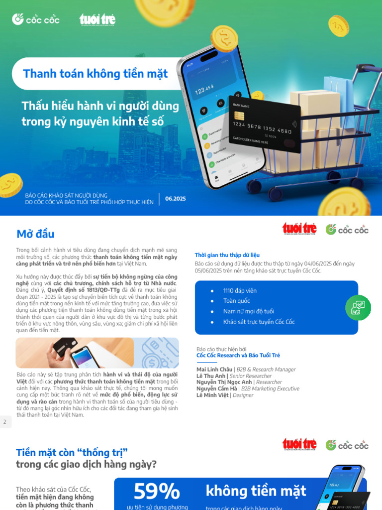 Cashless Payment in Vietnam - Cốc Cốc | PDF