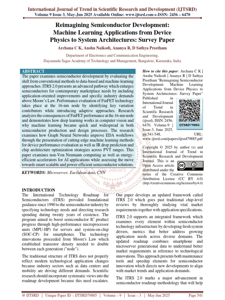 Reimagining Semiconductor Development Machine Learning Applications ...
