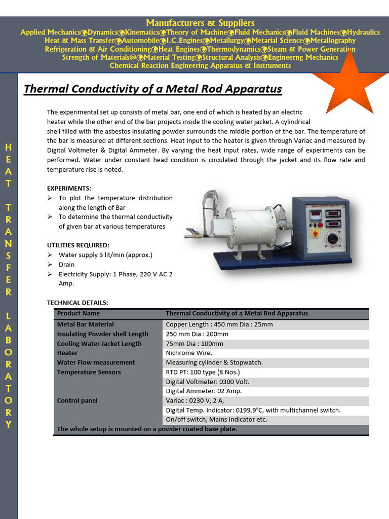 Heat Transfer Laboratory | PDF | Heat Transfer | Water Heating