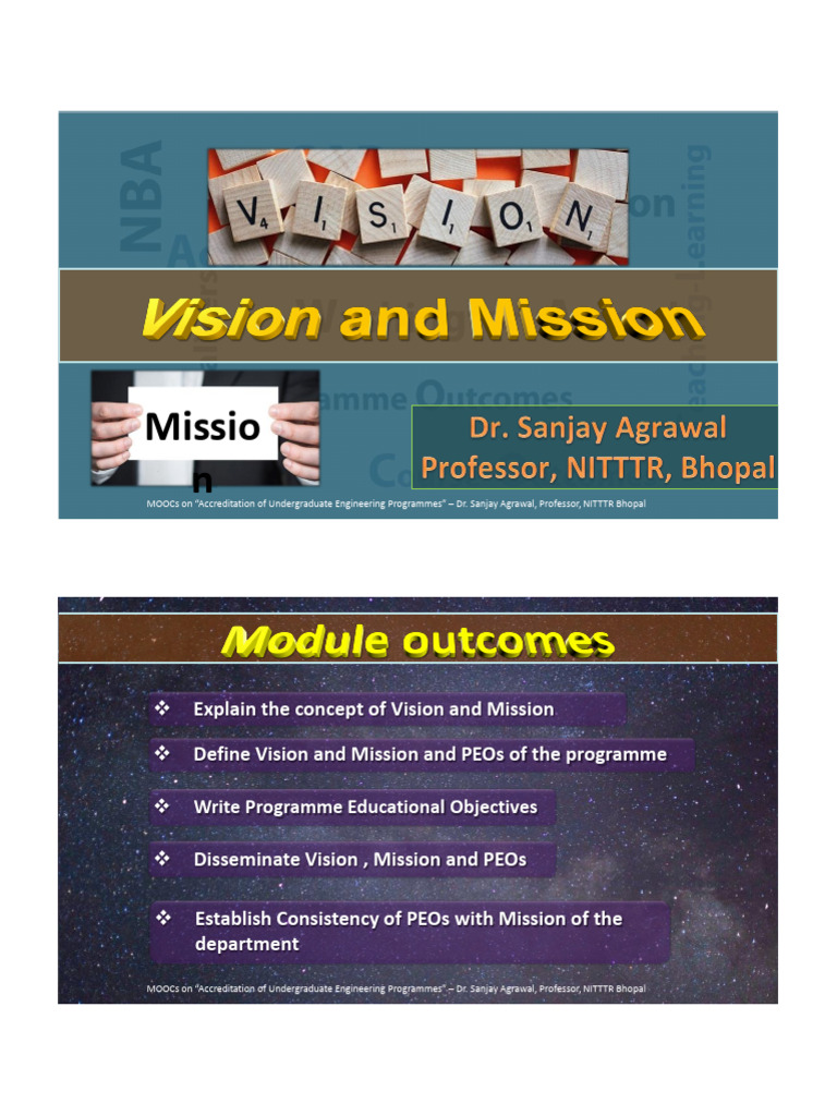 C10M03U01L01 Vision and Mission SA | PDF | Massive Open Online Course ...