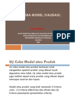 Uji Coba Model Validasi r&d