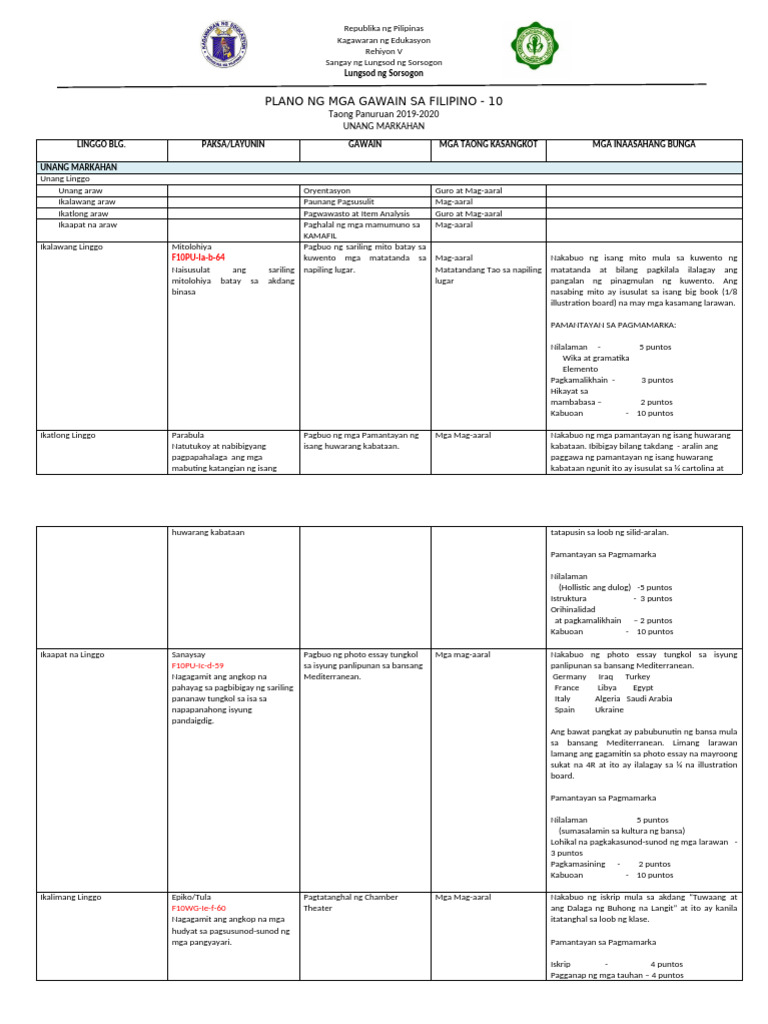 Action Plan 2019-2020 | PDF