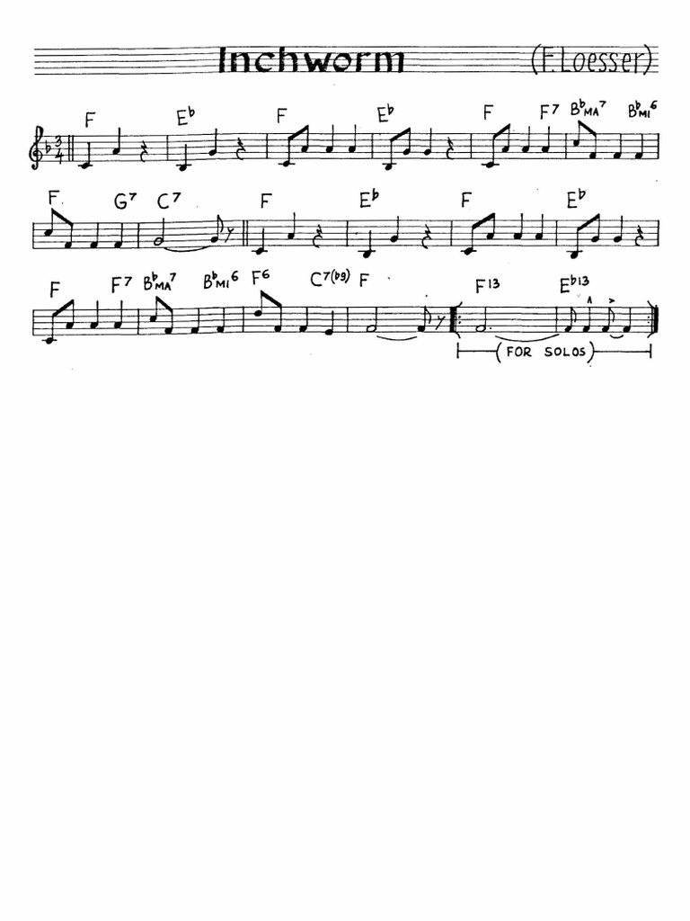 Inchworm | PDF