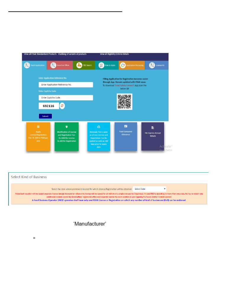 Manufacturer License Application Guide | PDF