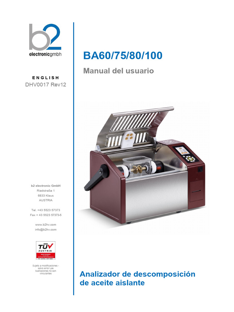 DHV0017 BA60-BA75-BA80-BA100 Manual b2 EN Rev12 Es | PDF | Software ...