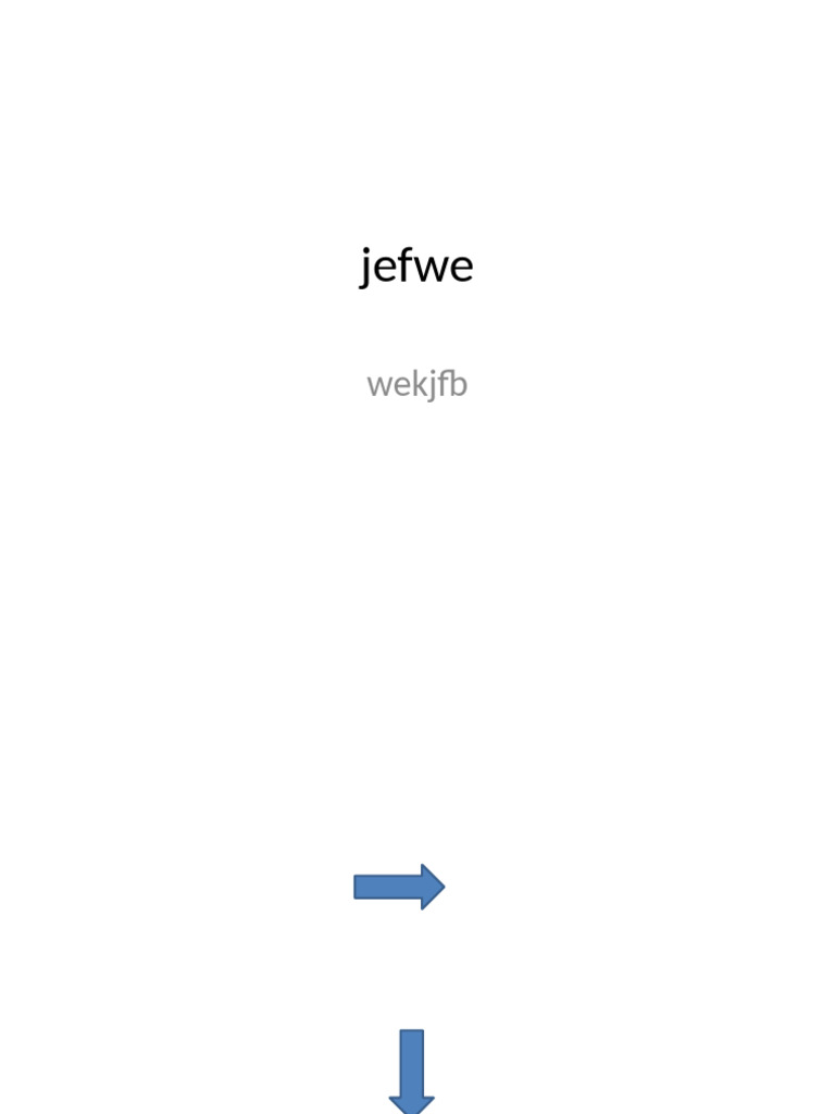 Jefwe: Wekjfb | PDF