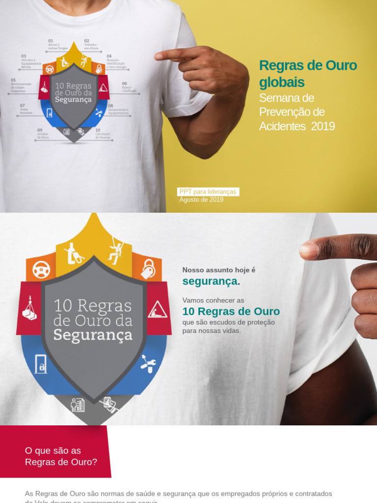 Regras de Ouro da Vale para Segurança | PDF | Ouro