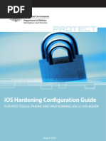 iOS 5 Hardening Configuration Guide - Australian DoD Intelligence & Security