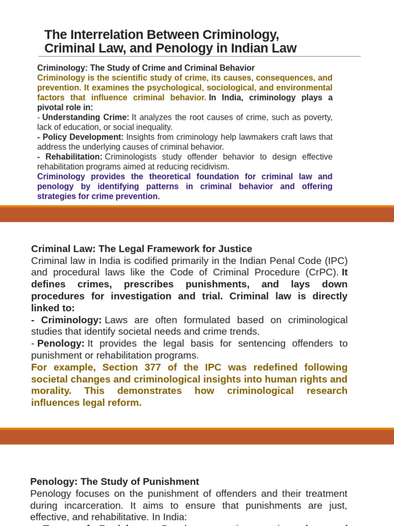 Criminology and Criminal Law in India | PDF | Crime & Violence | Crimes
