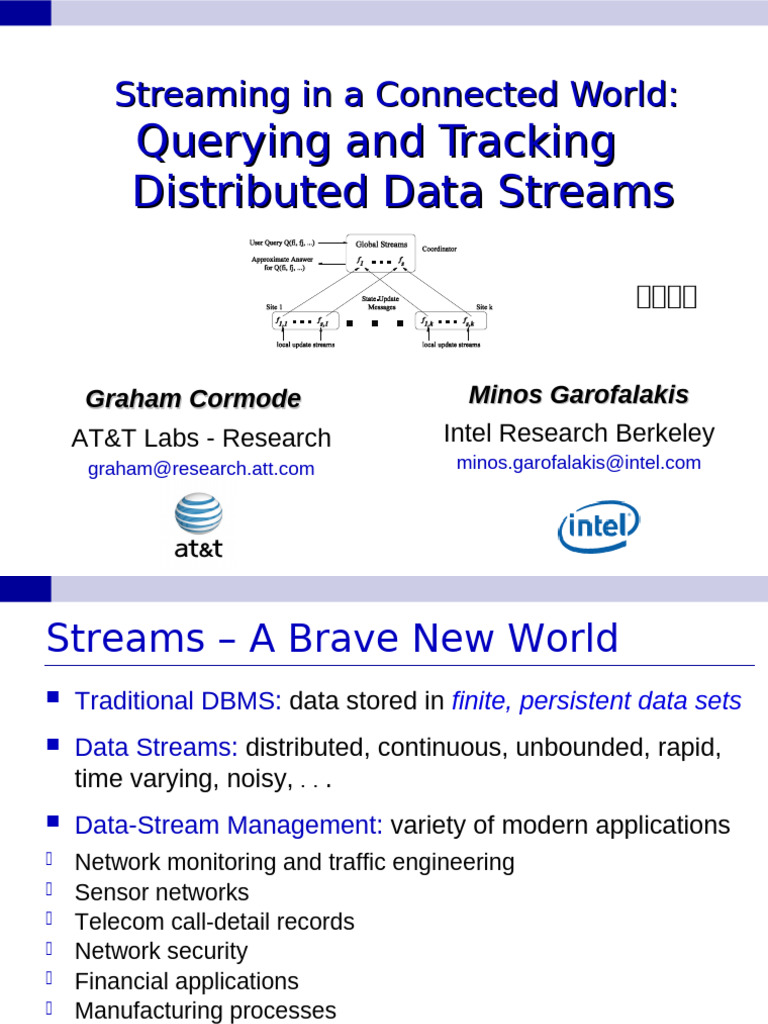 Data Stream Management Techniques | PDF | Computer Network | Wireless ...