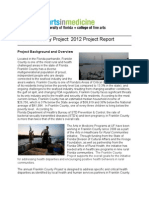 Franklin County Project: 2012 Project Report: Project Background and Overview