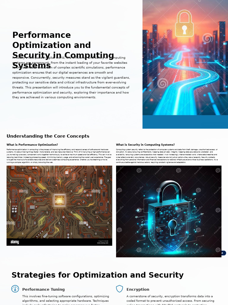 Optimizing Performance and Security | PDF | Security | Computer Security
