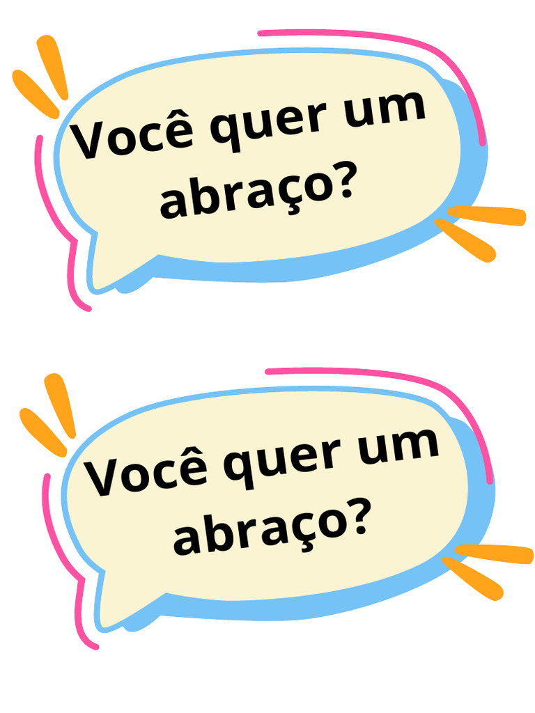 Você Quer Um Abraço PDF | PDF