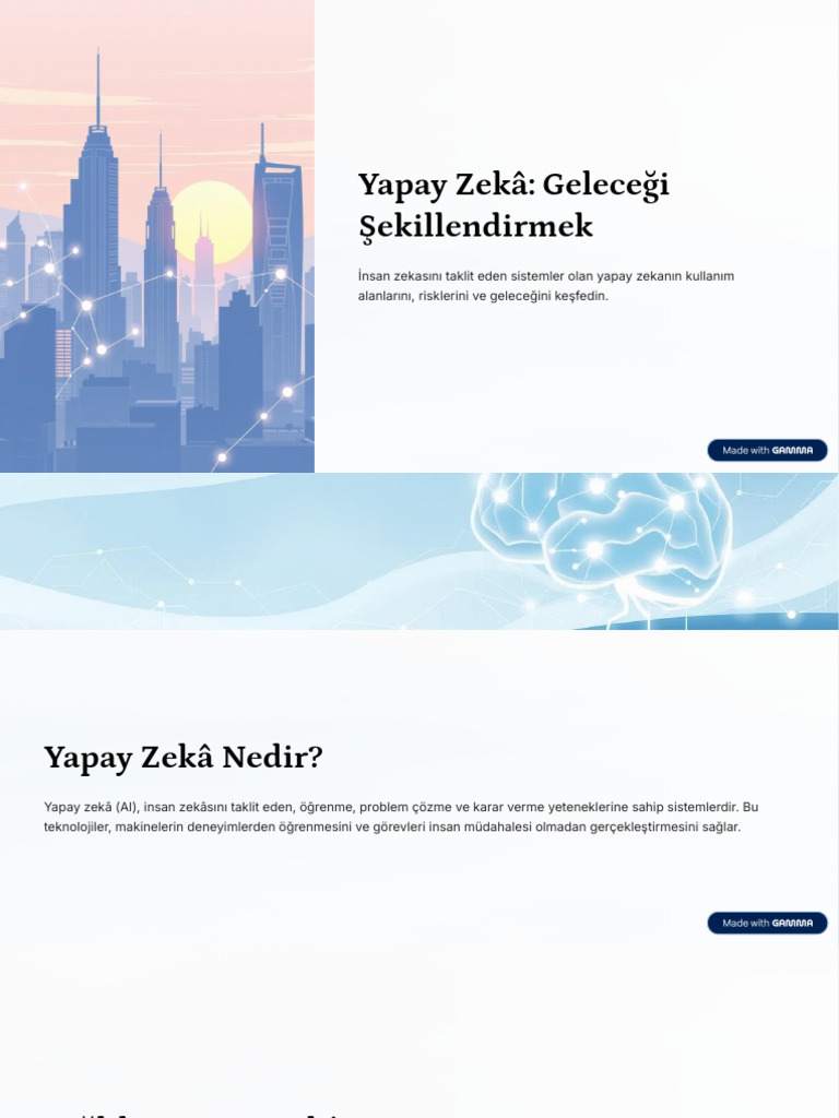 Yapay Zekâ: Gelecei - Ekillendirmek | PDF