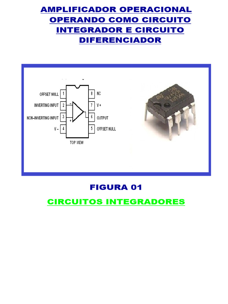 Desenvolvimento Teórico - Diferenciadores e Integradores - 31!07!20 | PDF