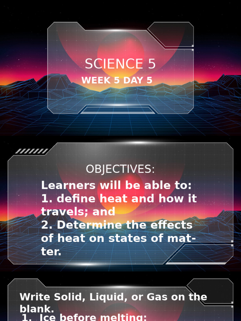 q1 Science 5 Week 5 Day 5 | PDF