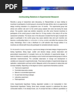 Download Confounding Relations in Experimental Research by M S Sridhar SN89243113 doc pdf