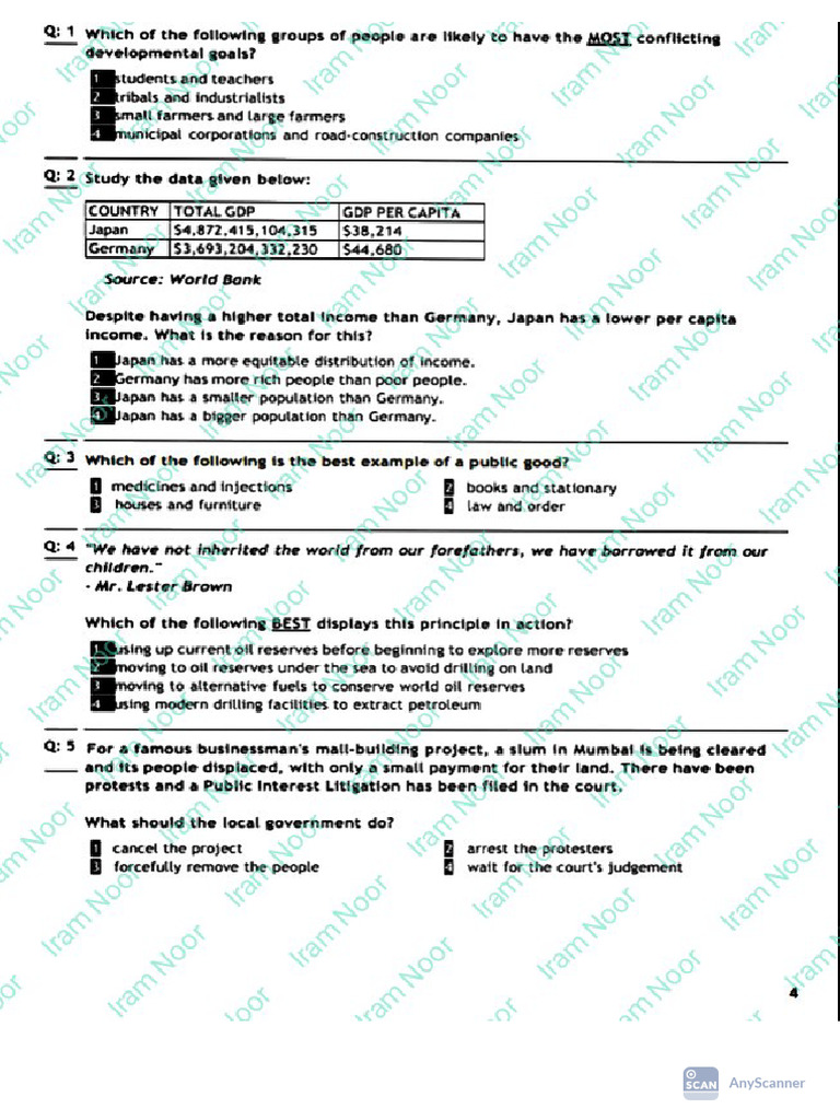 Class 10 S.S. | PDF