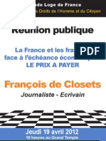 Réunion Publique: Commission Des Droits de L'homme Et Du Citoyen