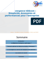 La Convergence Telecom: Simplicité, Économies Et Performances Pour L'entreprise