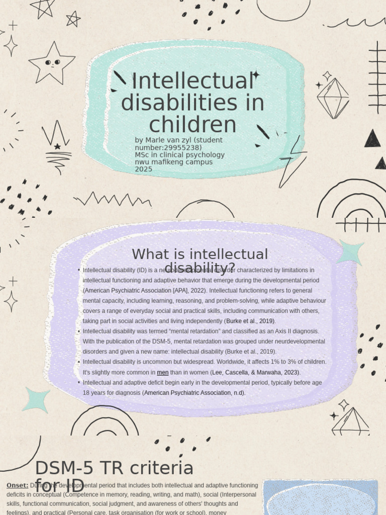 Understanding Intellectual Disabilities in Children | PDF ...