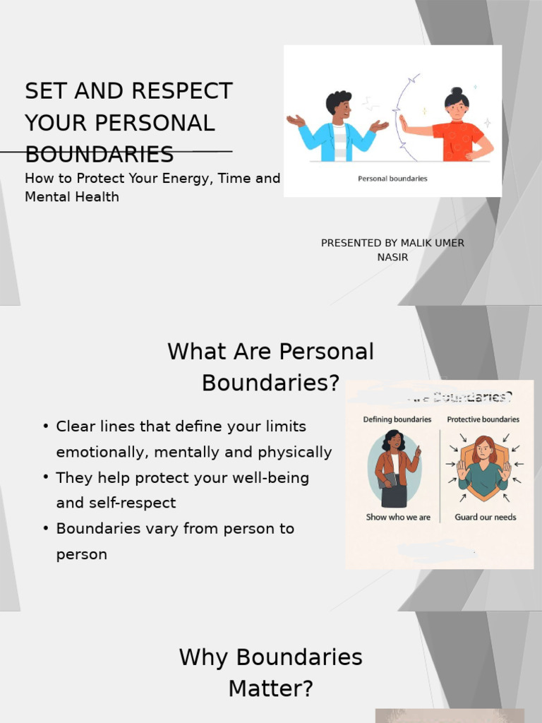 Personal Boundaries | PDF