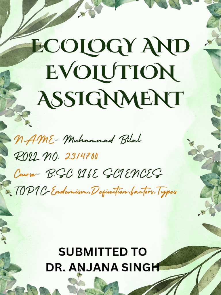 Endemism | PDF