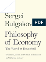 Father Sergey Bulgakov, Philosophy of Economy
