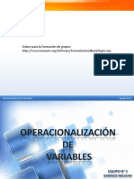 OPERACIONALIZACION