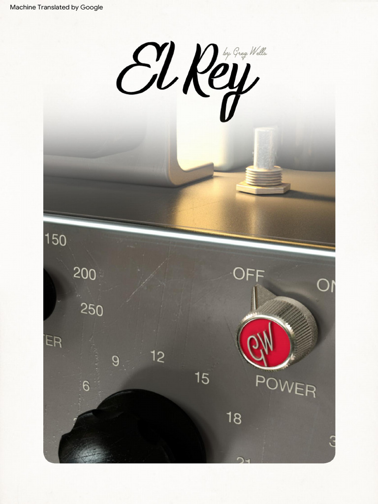 Amplificador Limitador El Rey: Innovación Acústica | PDF | Amplificador