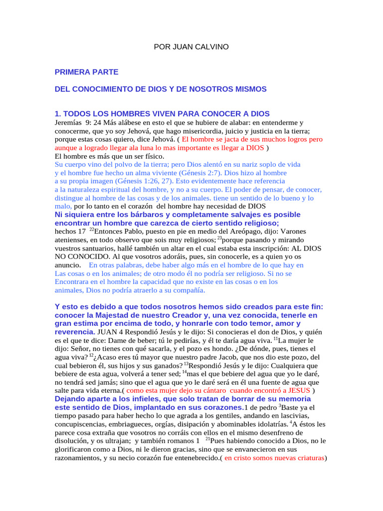 Conocimiento de Dios y Religión Verdadera | PDF | Vida eterna ...