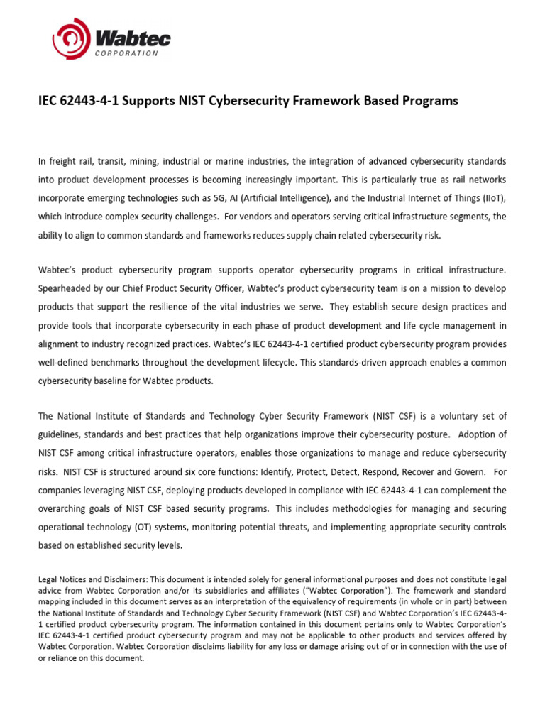 NIST and IEC 62443-4-1 Alignment Guide | PDF | Computer Security | Security