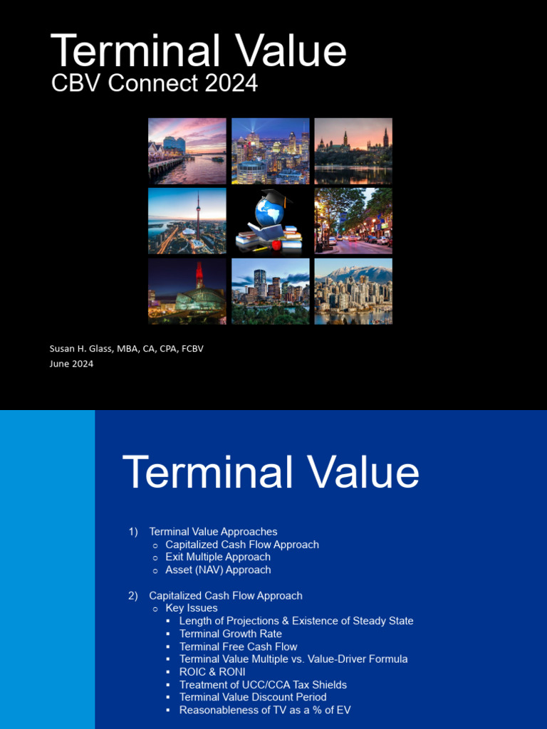 Terminal Value Valuation Methods Guide | PDF | Financial Economics ...