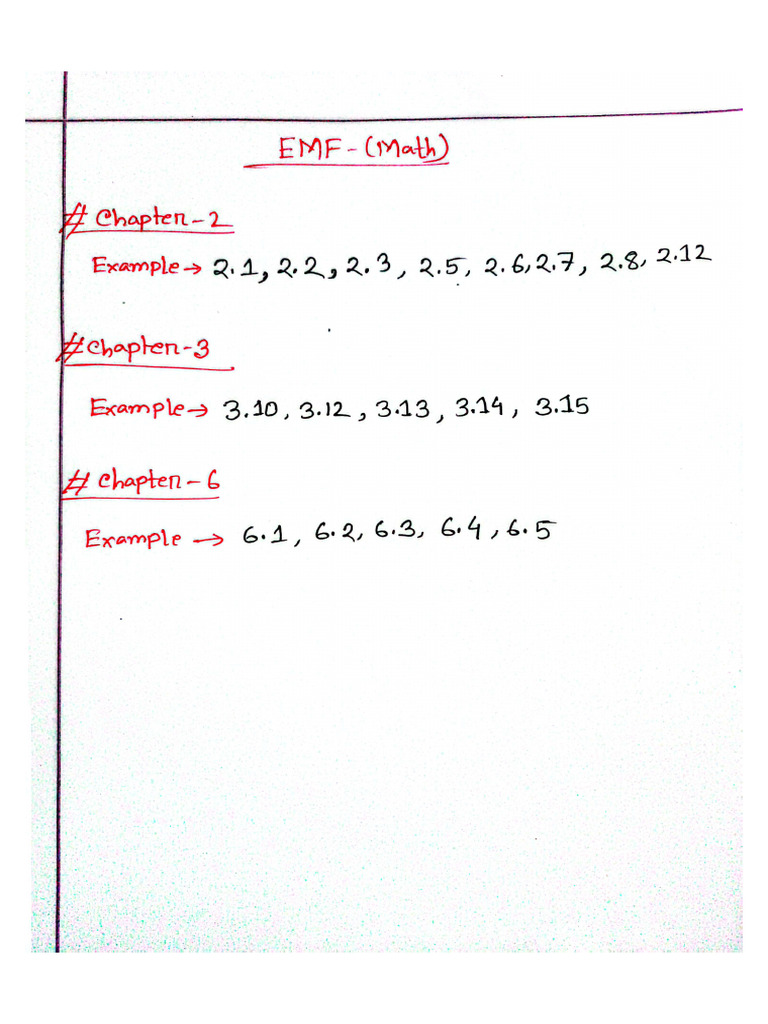 EMF (Math) | PDF