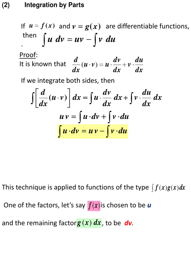 Integration Bypart | PDF
