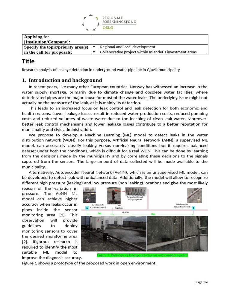 Leak Detection in Gjøvik Water Pipelines | PDF | Machine Learning ...