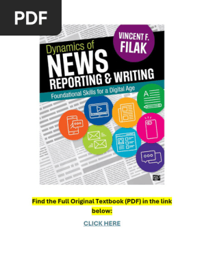 Dynamics of News Reporting and Writing | PDF | Journalism