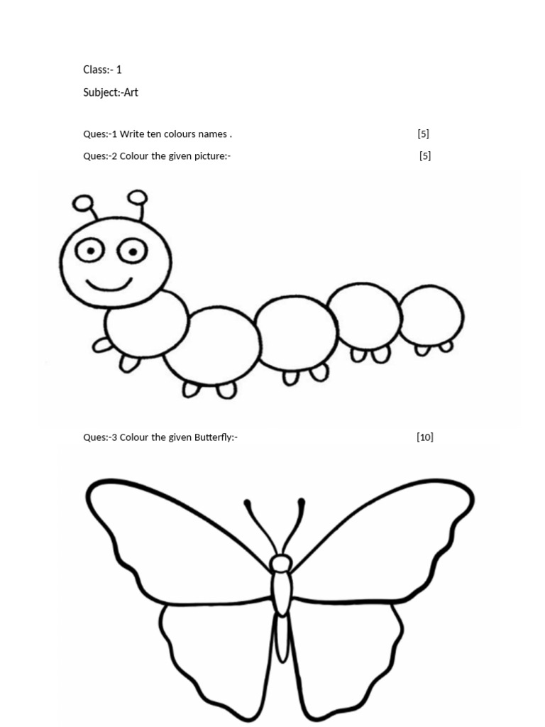 Class 1st Art | PDF