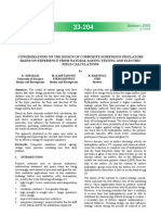 Considerations On The Design of Composite Suspension Insulators