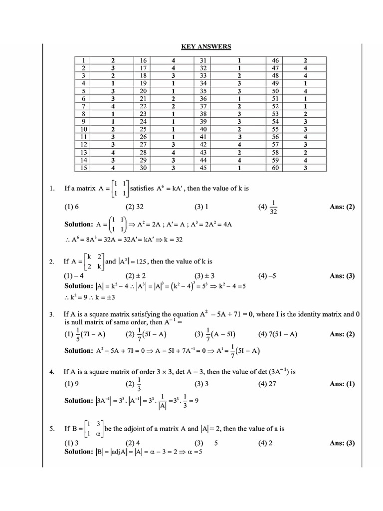 Mathematics KCET 2025 | PDF