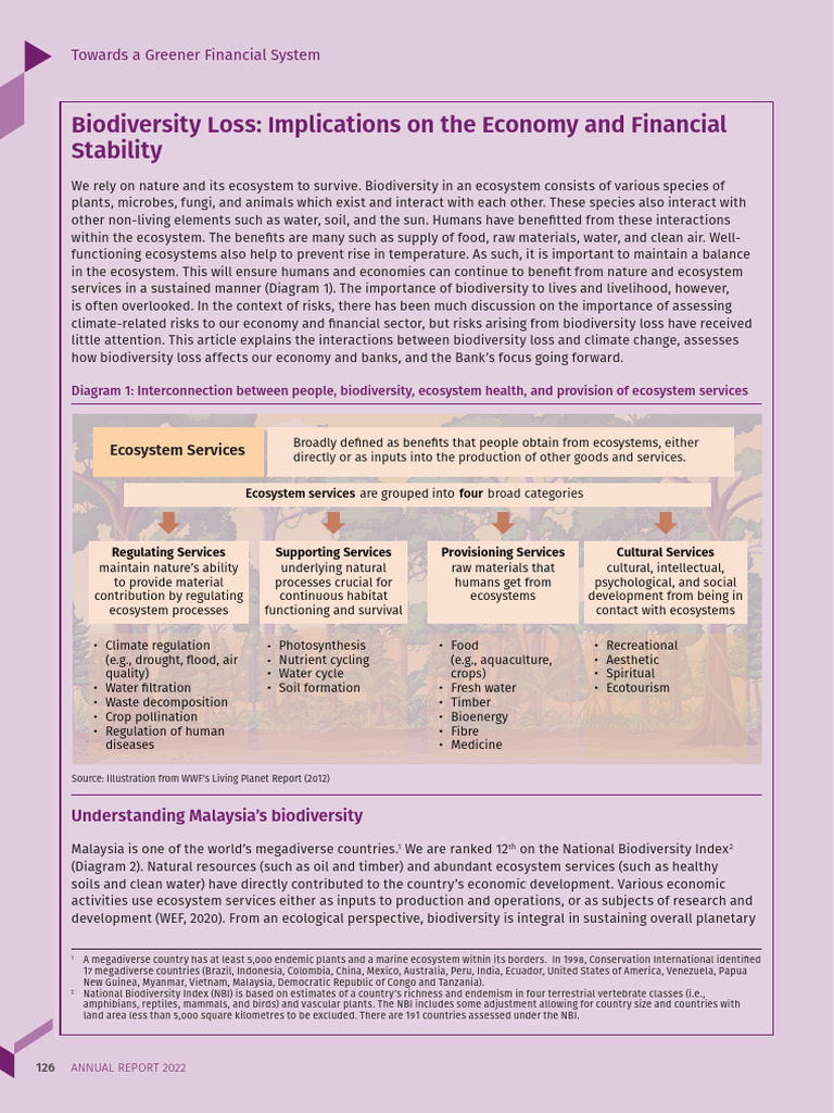 Biodiversity Loss: Implications On The Economy and Financial Stability ...