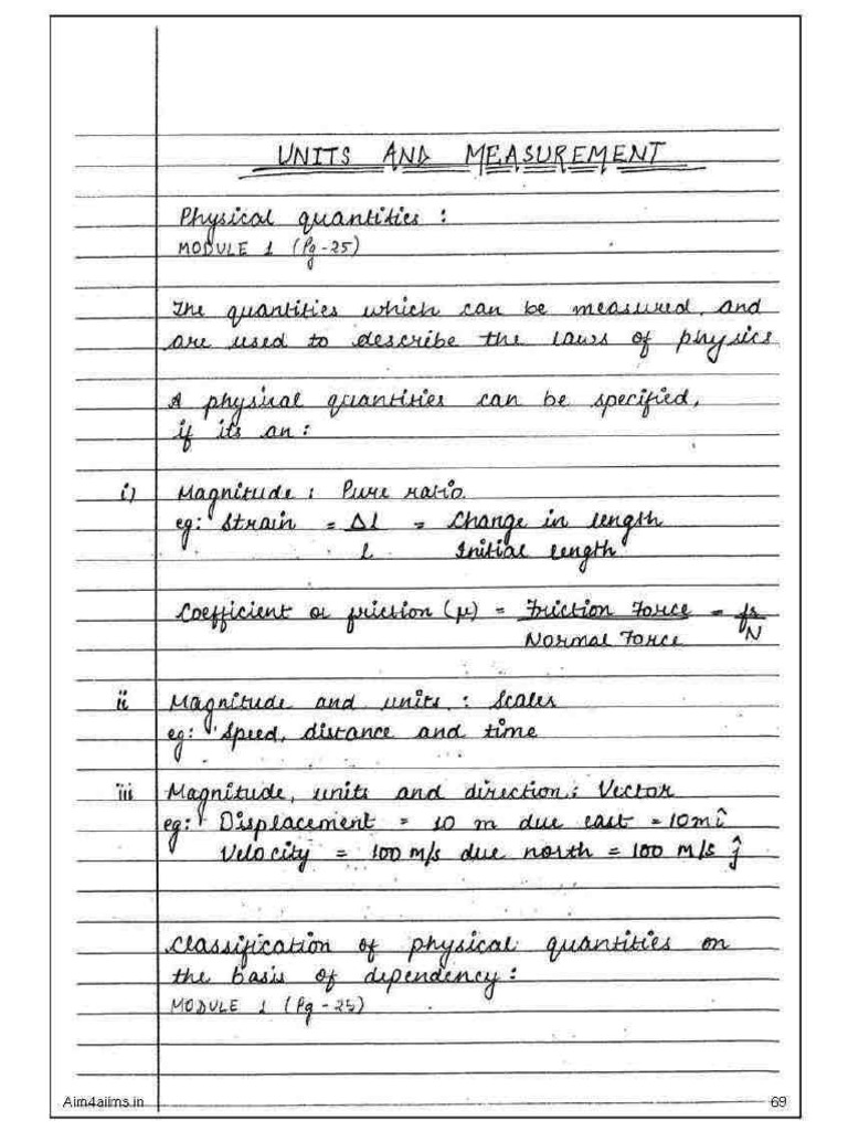 Physics Nots | PDF