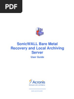 SonicWALLBareMetalRecoverandLocalArchivingServerGuideEngA4[1]
