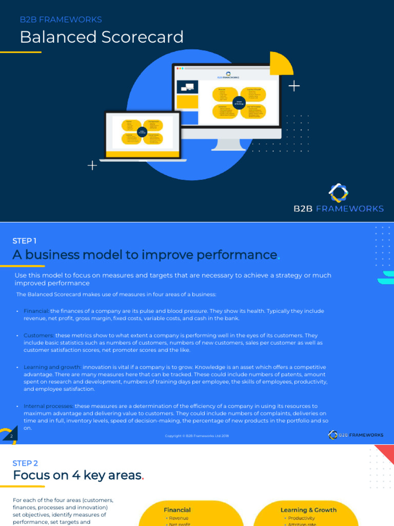 Optimize Business Performance with Balanced Scorecard | PDF | Gross ...