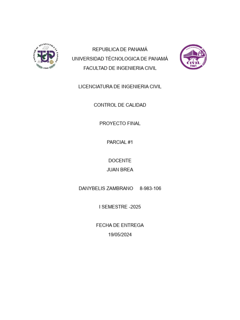 Control de Calidad en Obras Civiles | PDF | Calidad (comercial ...