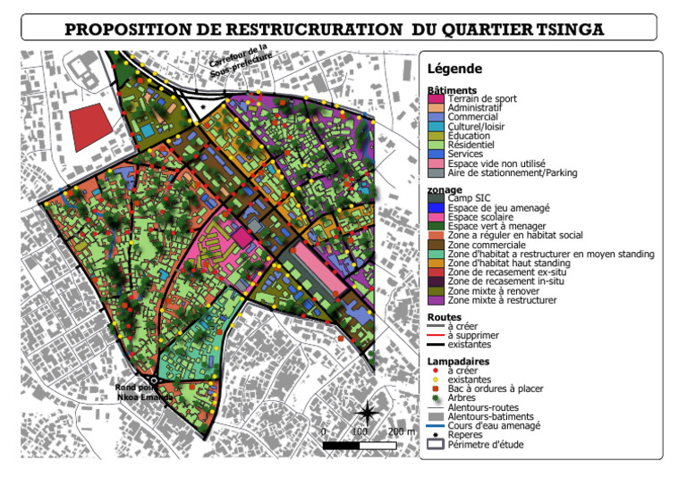 Restructuration du quartier Tsinga | PDF
