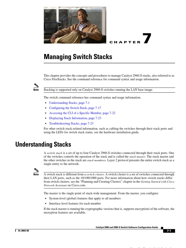 Managing Switch Stacks | PDF